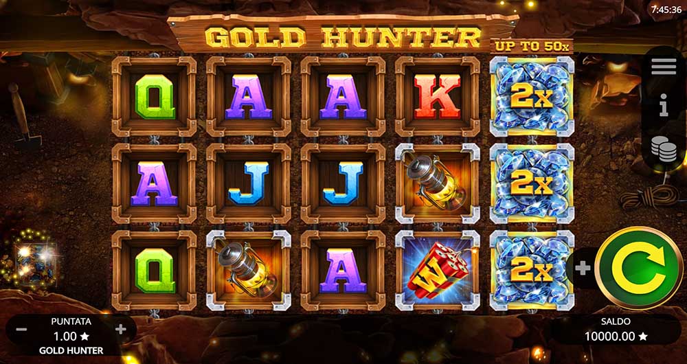 Скриншот слота Gold Hunter от Booming Games