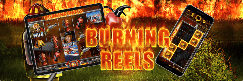 Скриншот слота Burning Reels от Wazdan
