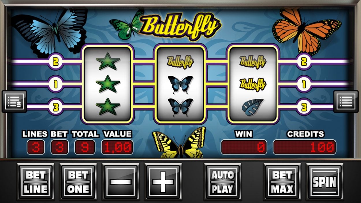 Скриншот слота Butterfly от Playstar