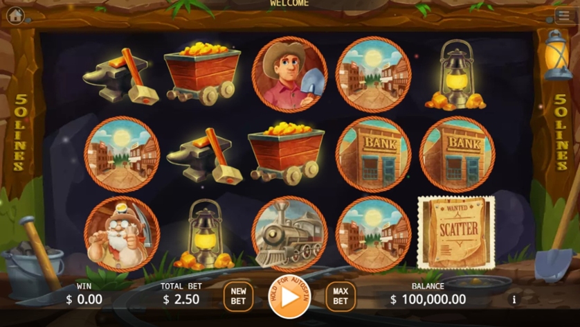 Скриншот слота California Gold Rush