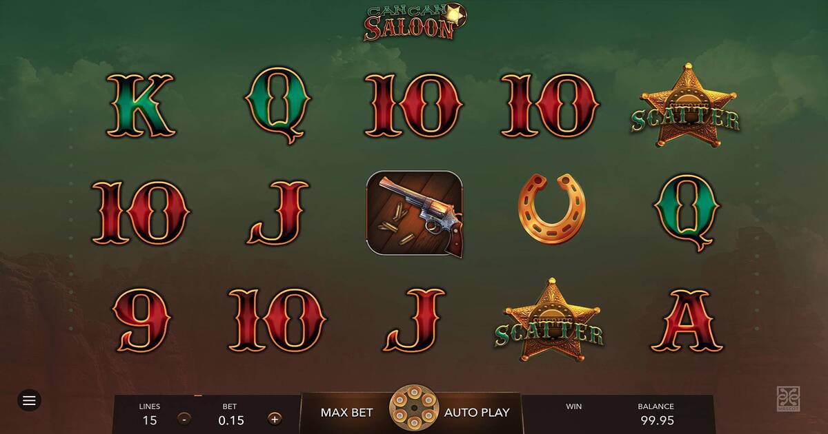 Скриншот слота CanCan Saloon от Mascot Gaming
