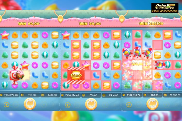 Скриншот слота Candy Burst от PG Soft
