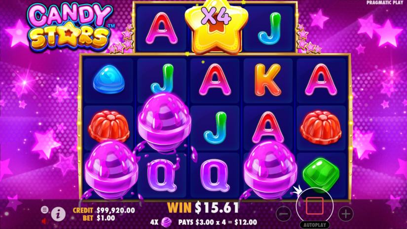 Скриншот слота Candy Stars от Pragmatic Play