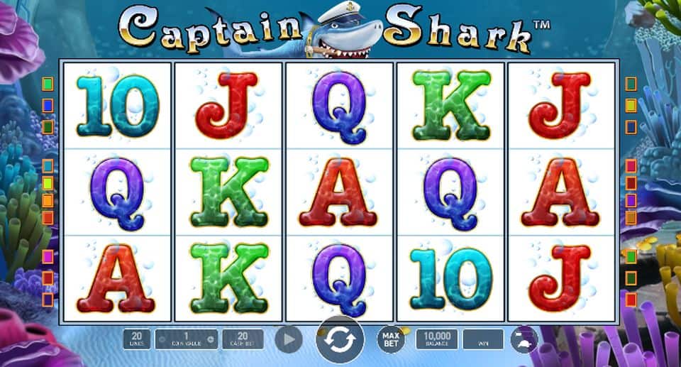 Скриншот слота Captain Shark от Yggdrasil Gaming