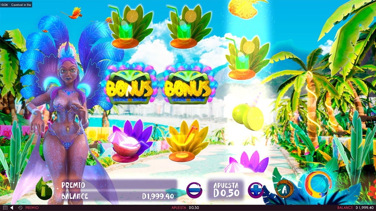Скриншот слота Carnaval do Rio от Triple Cherry