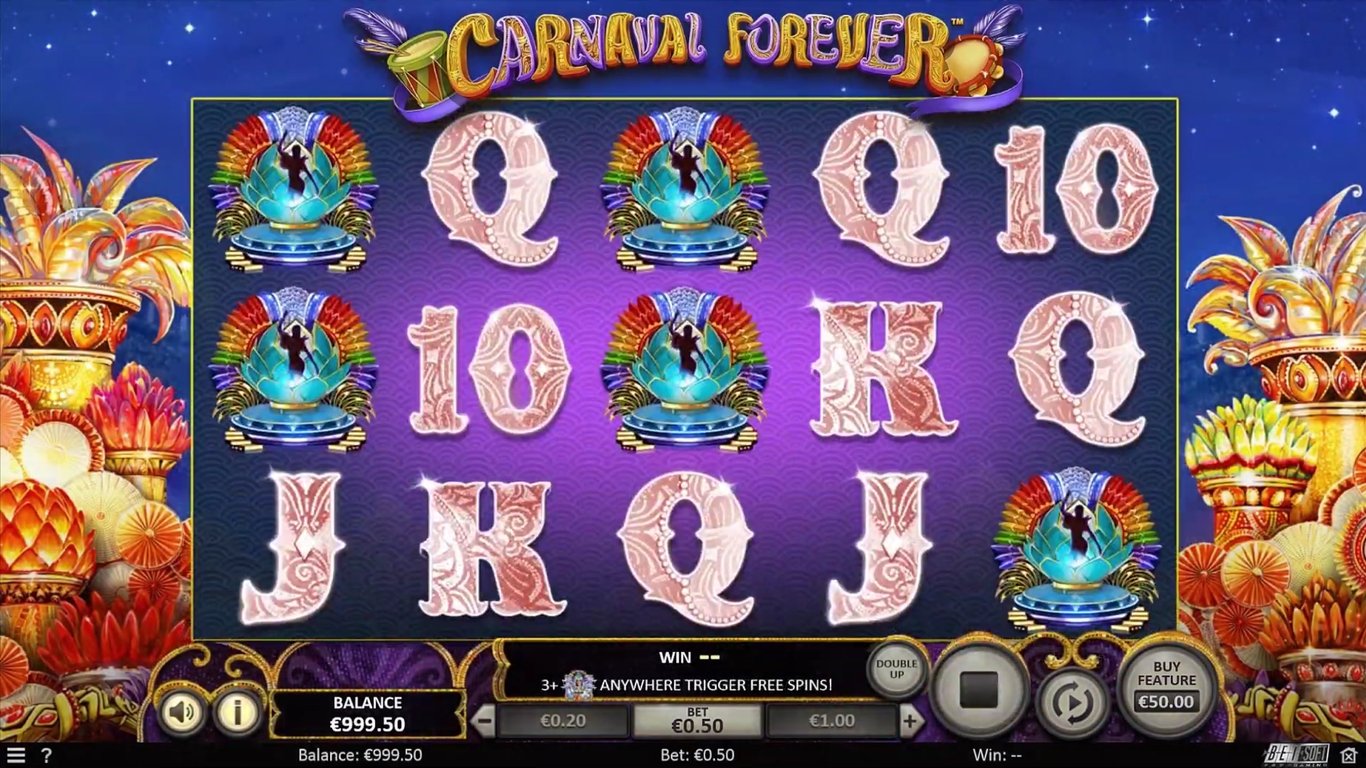 Скриншот слота Carnaval Forever от Betsoft