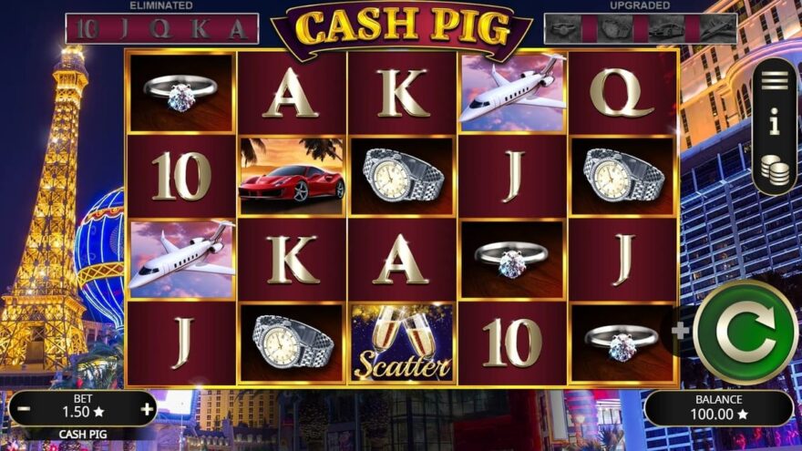 Скриншот слота Cash Pig от Booming Games