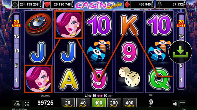 Скриншот слота Casino Mania от Amusnet Interactive