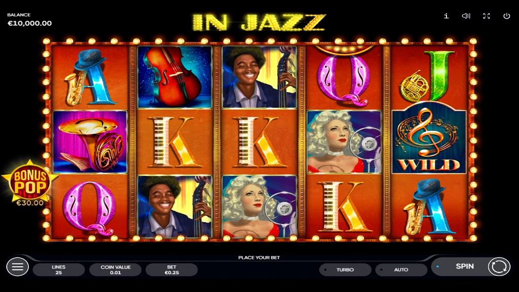 Скриншот слота Century of Jazz от Mancala Gaming