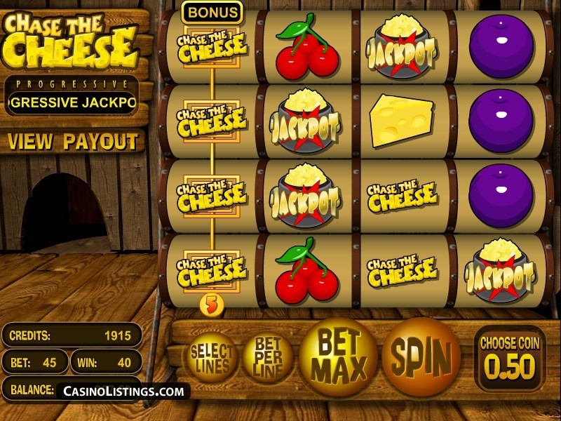 Скриншот слота Cheese Chase от Slot Factory