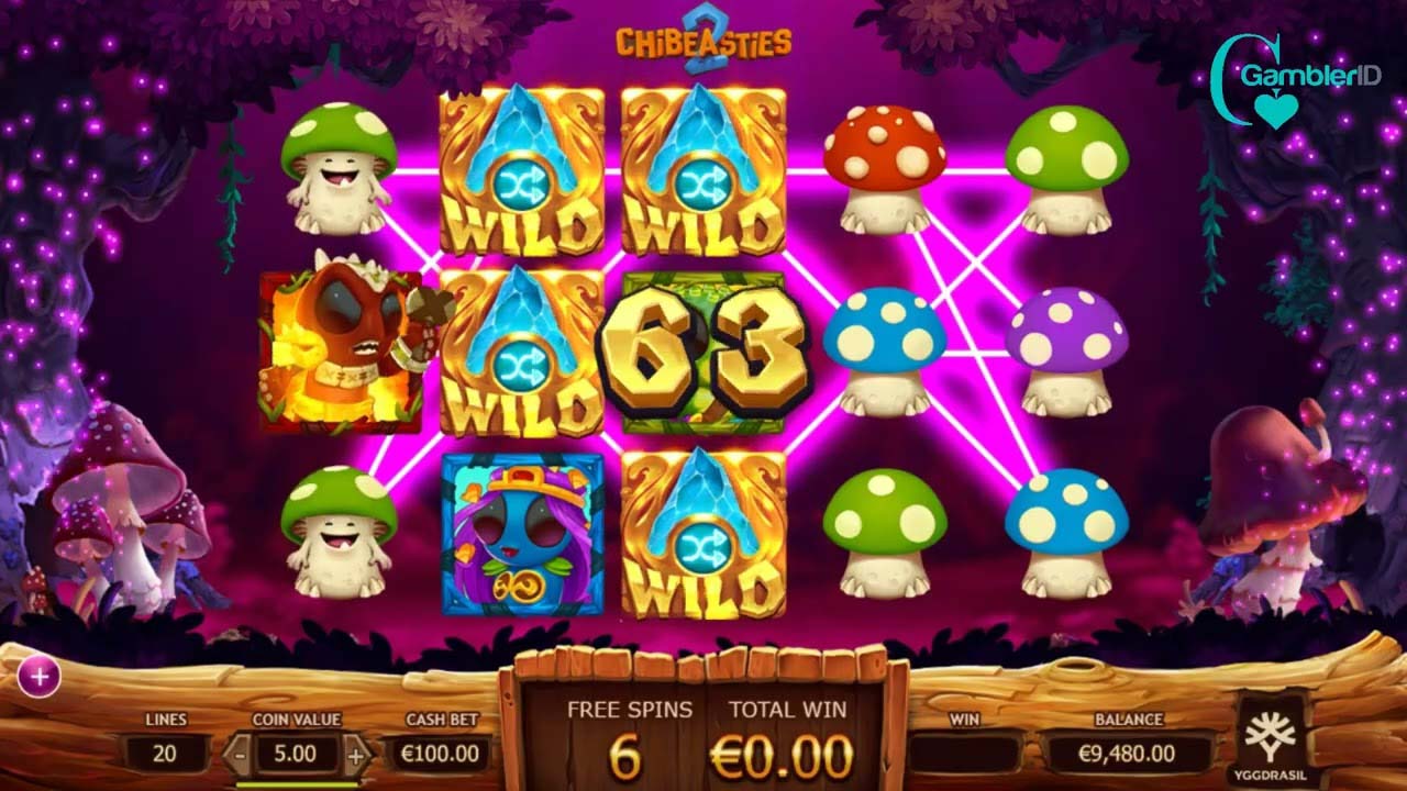 Скриншот слота Chibeasties 2 от Multislot