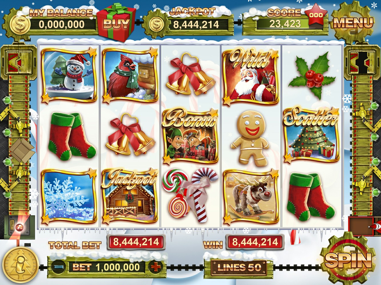 Скриншот слота Christmas от Everi