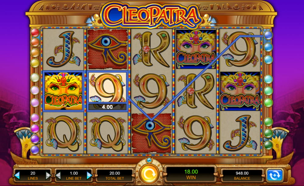 Скриншот слота Cleopatra от IGT