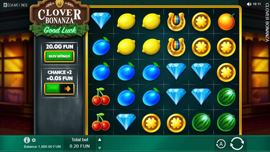 Скриншот слота Clover Bonanza от Play'n GO