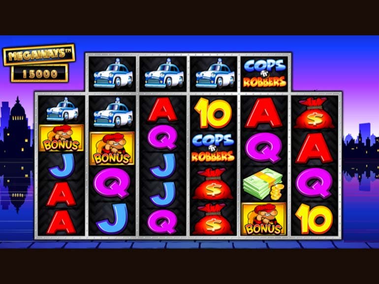 Скриншот слота Cops ‘n’ Robbers Megaways от Mancala Gaming
